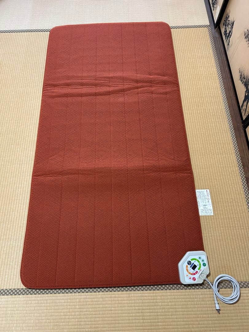 ローズテクニーJNR-1004 電気マット　シングルサイズ　オレンジ