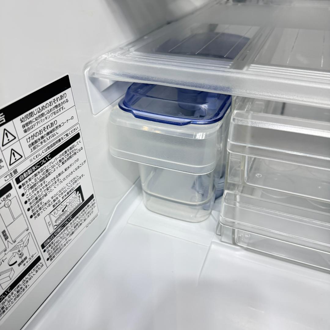 東京23区送料無料　美品三菱６ドア冷蔵庫435L　製氷機有2016年製　洗浄済み