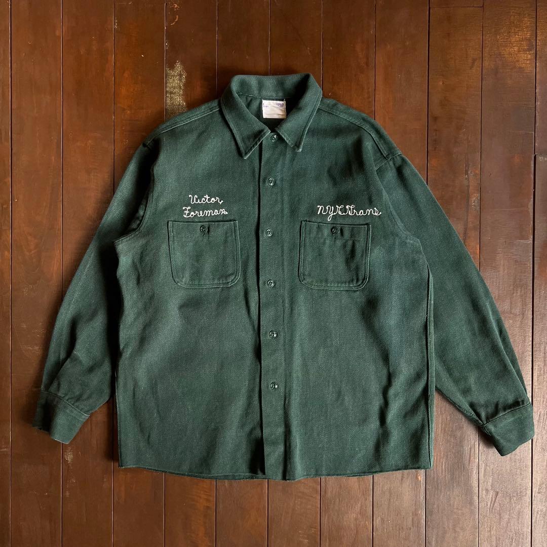 USA製！！【UNITOG ユニトグ】ヴィンテージワークシャツ 50s 60s