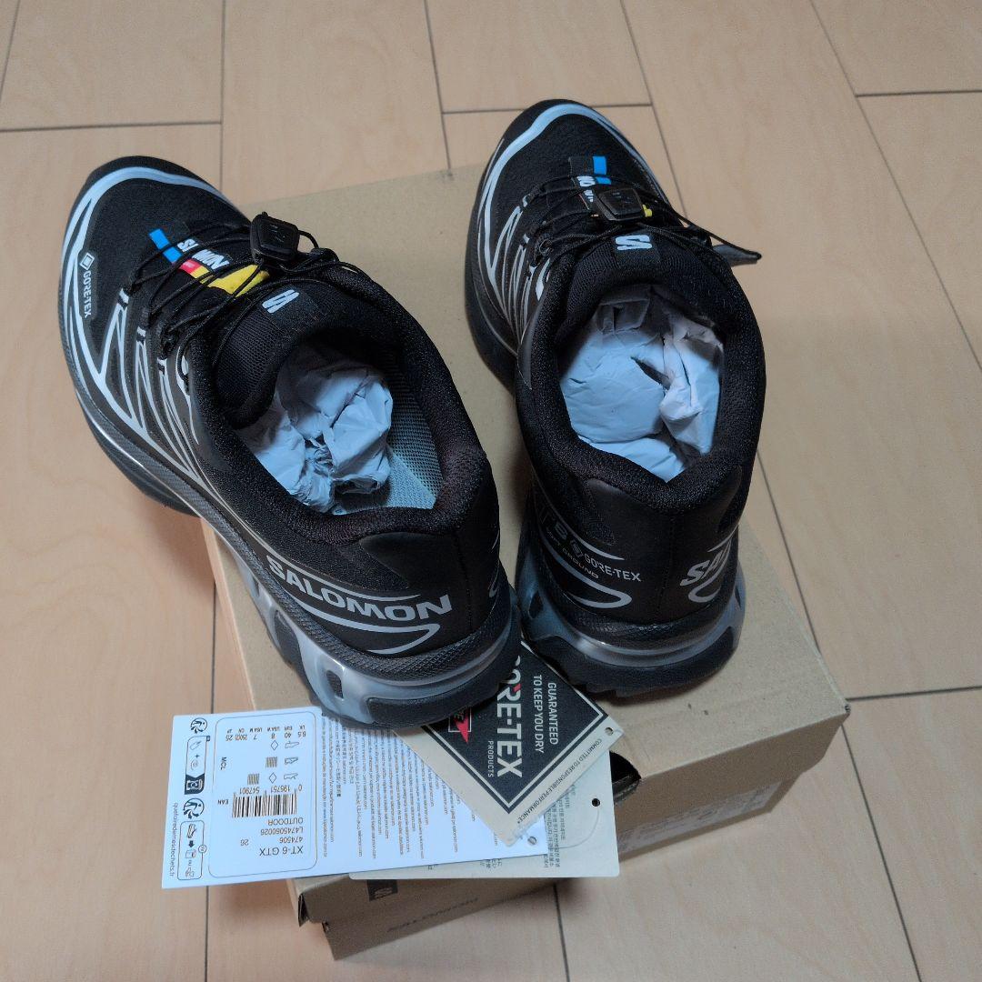 SALOMON XT-6 GTX　黒　25cm