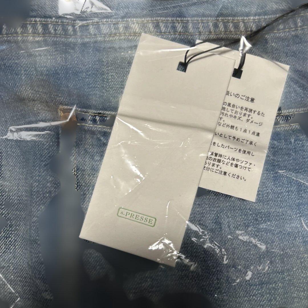 新品 A.PRESSE No.2 Washed Denim 32/30 26SS