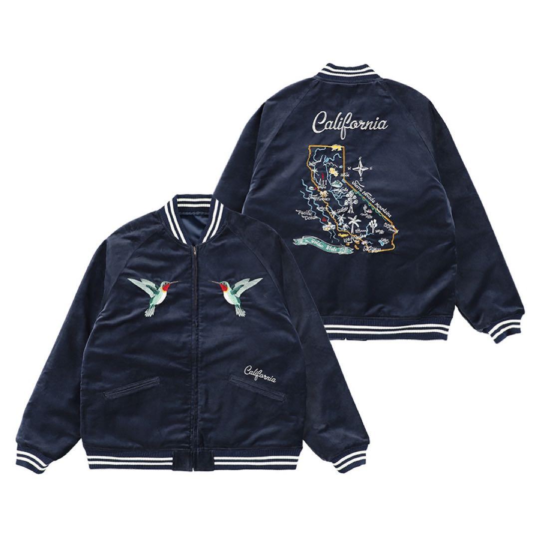 スタンダードカリフォルニア／SD Souvenir Jacket navy XL