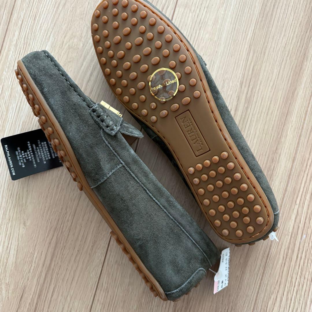 【新品】 Lauren ローレン ローファー カーキ
