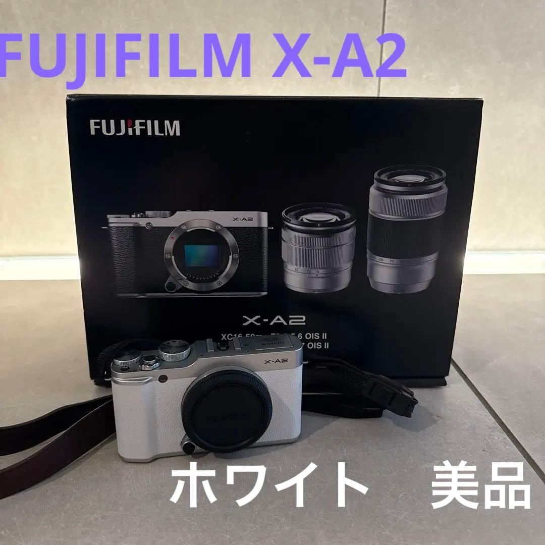 ★美品FUJIFILM X-A2デジタルカメラ レザーケース付き★