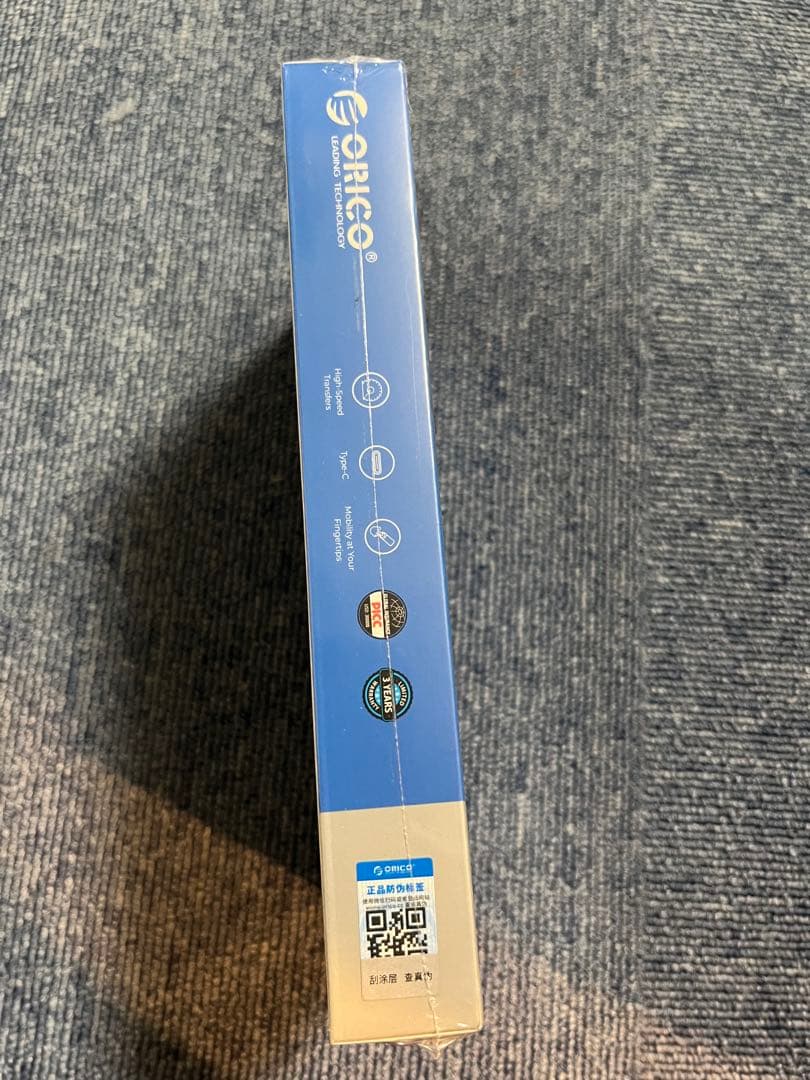 ORICO ポータブルSSD USB-C 5.2インチ2TB