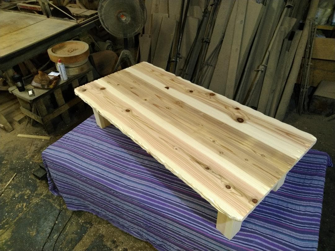 出来たてどうぞ木の良い香り！コヤ木工●大型テーブル