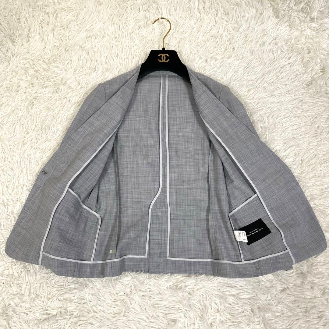 美品♡ユナイテッドアローズ　パンツスーツ　セットアップ　ノーカラー