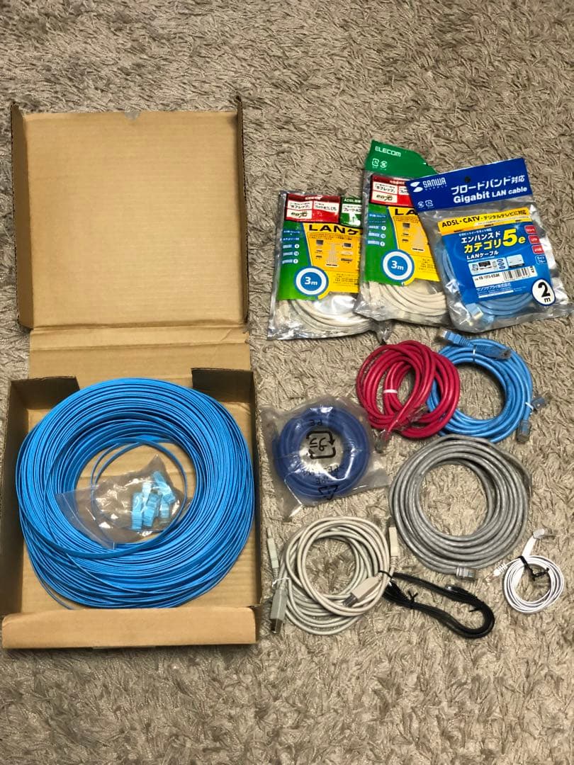 LANケーブル 各種 自作用 他 プリンターケーブル