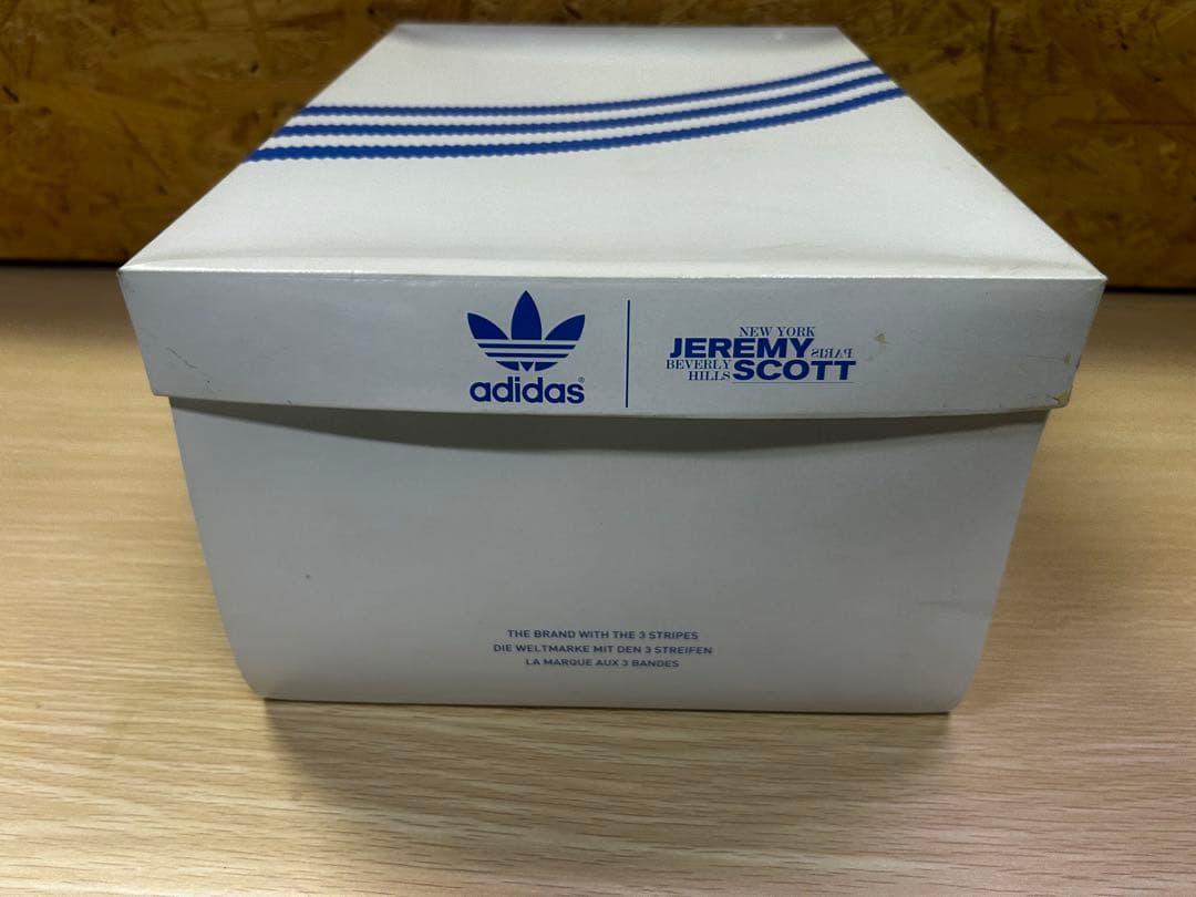 adidas デニム ハイカットスニーカー　ジェレミースコット　US7 1/2