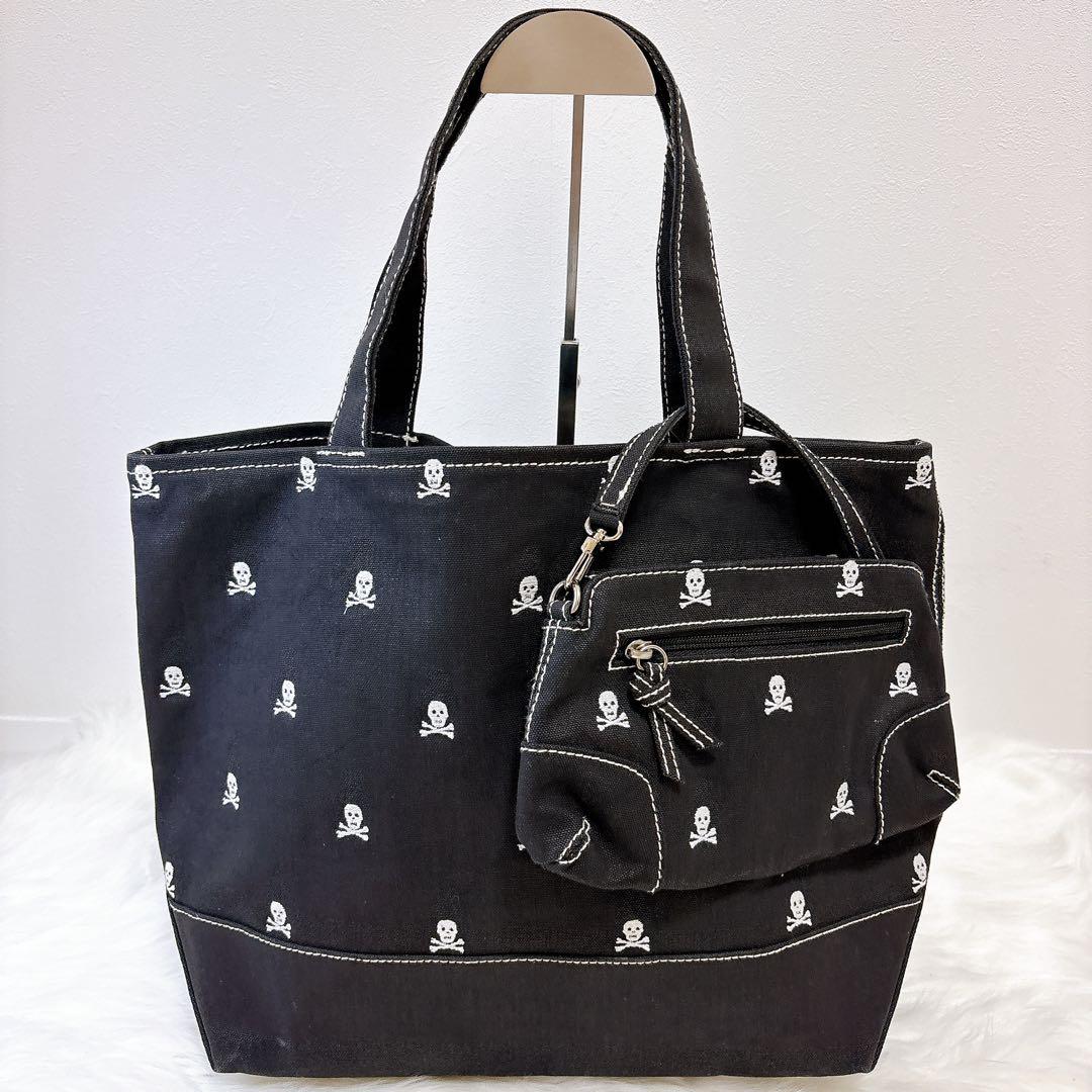 希少美品✨ラルフローレン　ラグビー　トート　スカル　A4 ミニポーチ　廃盤品