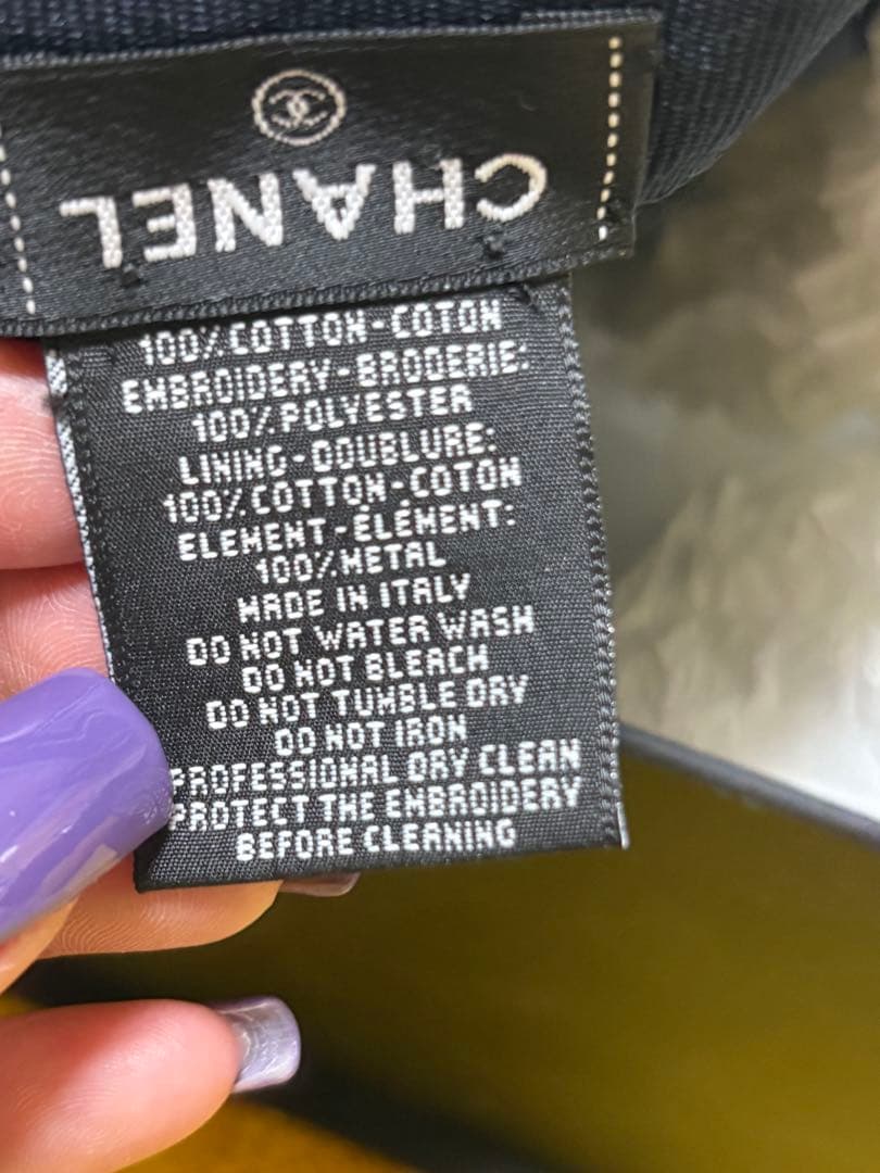 CHANEL ロゴプリント レア キャップ