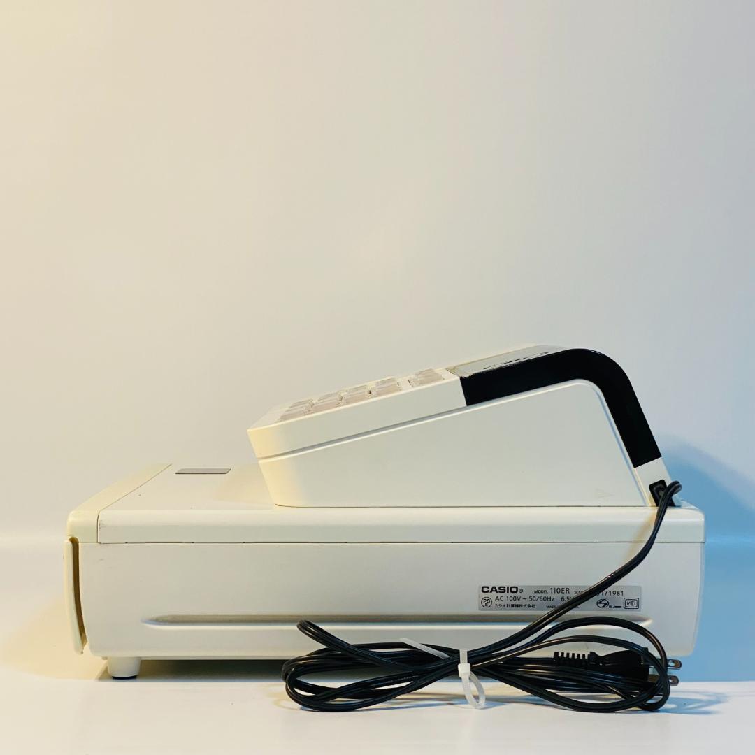 CASIO カシオ 計算機 電子レジスター 110ER 4部門 インボイス