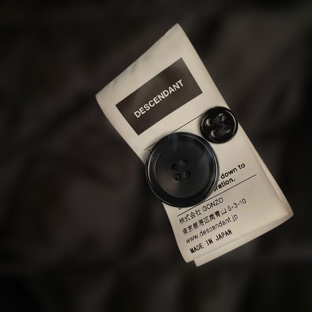 DESCENDANT ダークグリーン チェックジャケット