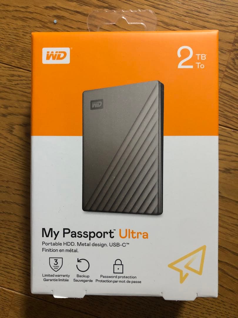 WD My Passport Ultra 2TB ポータブルHDD