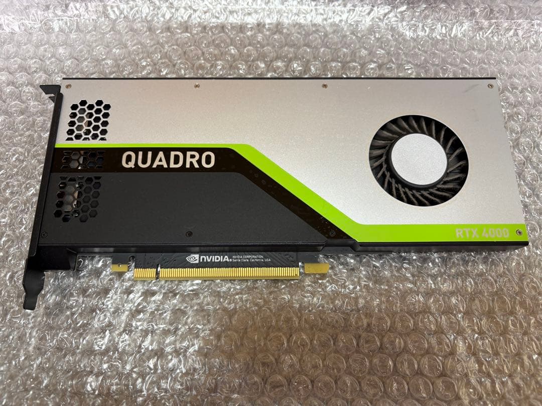 NVIDIA quadro RTX 4000 グラフィックボード