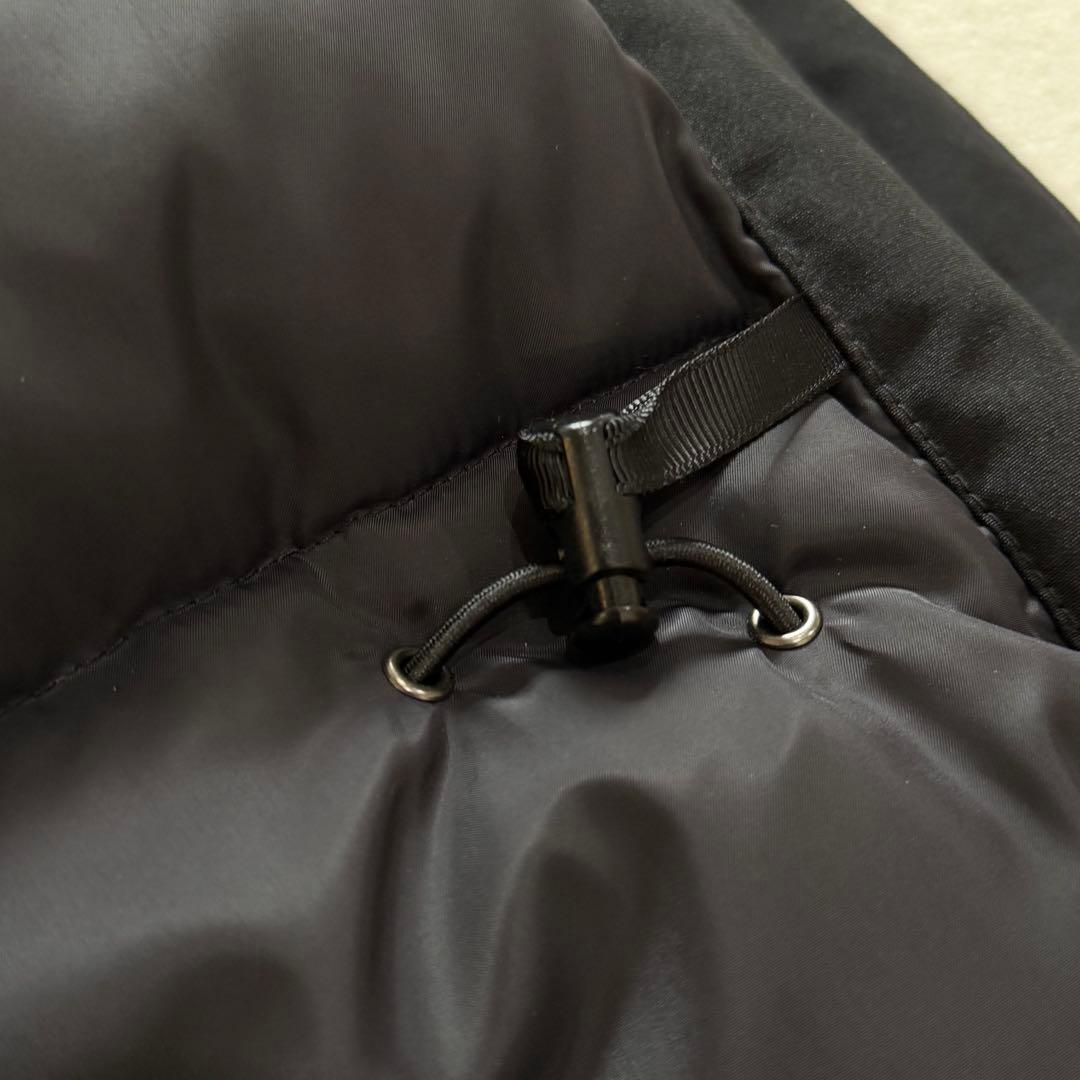 DANTON ダウンジャケット　タッサー　ラクーンファー　大きいサイズ　XL