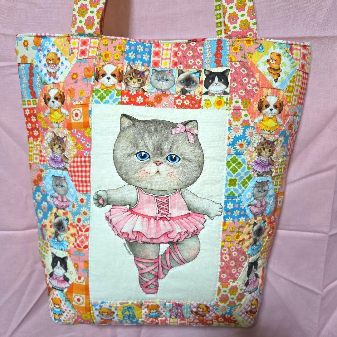 コヤンイサムチョン パッチワーク マチ付き バッグ