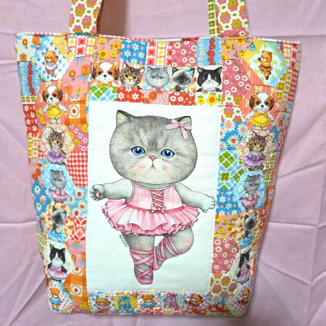 コヤンイサムチョン パッチワーク マチ付き バッグ