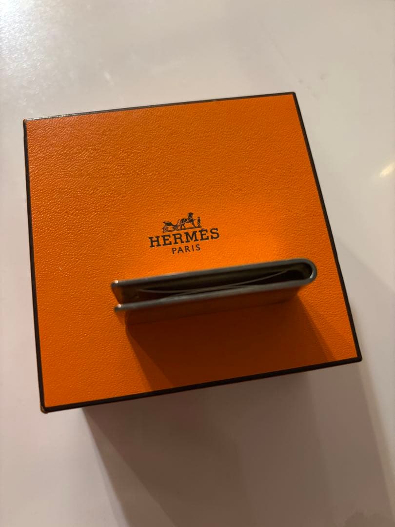 HERMES マネークリップ エブリン シルバー