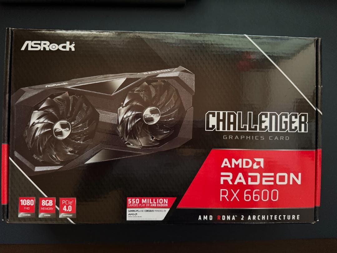 ASRock Radeon RX 6600 8GB グラフィックスカード