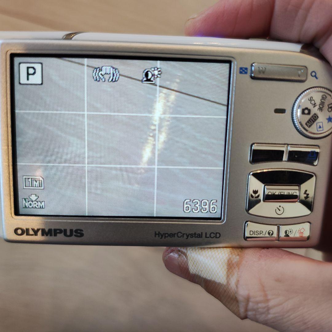 【美品】OLYMPUS μ デジタルカメラ ホワイト