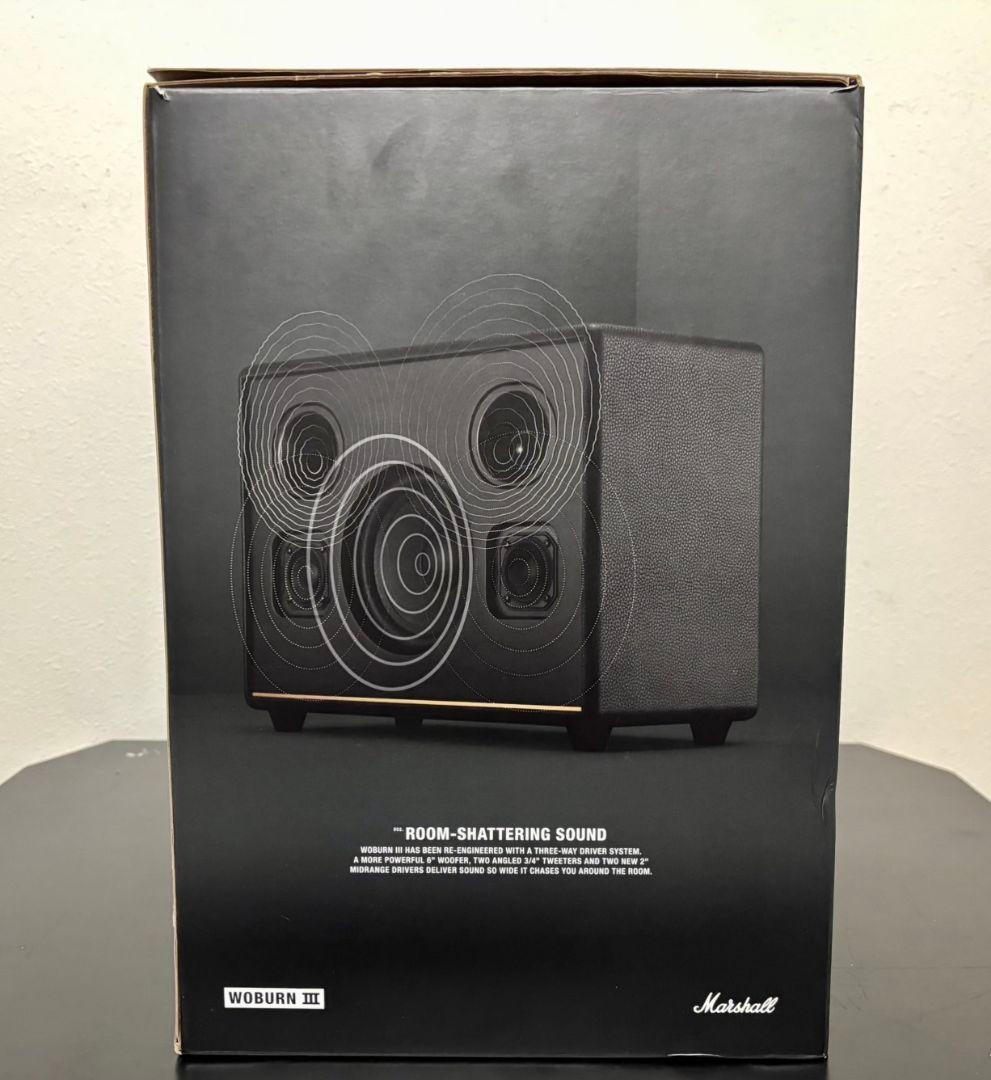 スピーカー・ウーファー Marshall Woburn III Black