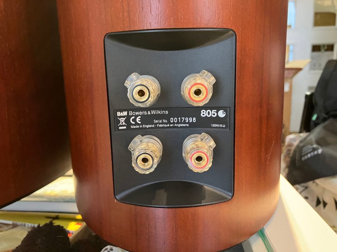 B&W 805S ROSENUT スピーカーペア美品（1台目）