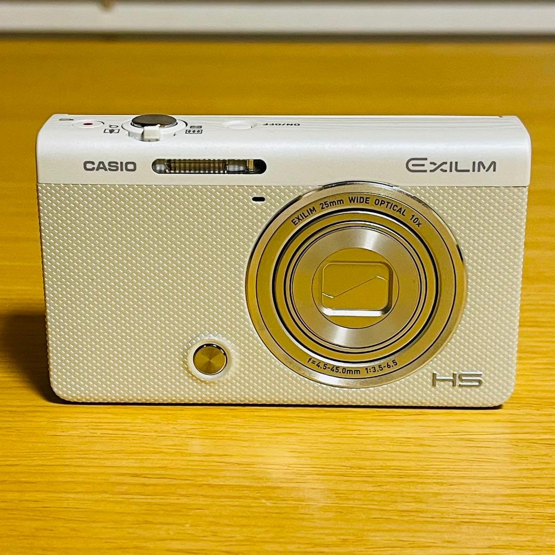 【♡hrm♡プロフ必読】カシオ EXILIM EX-ZR70WE ホワイト