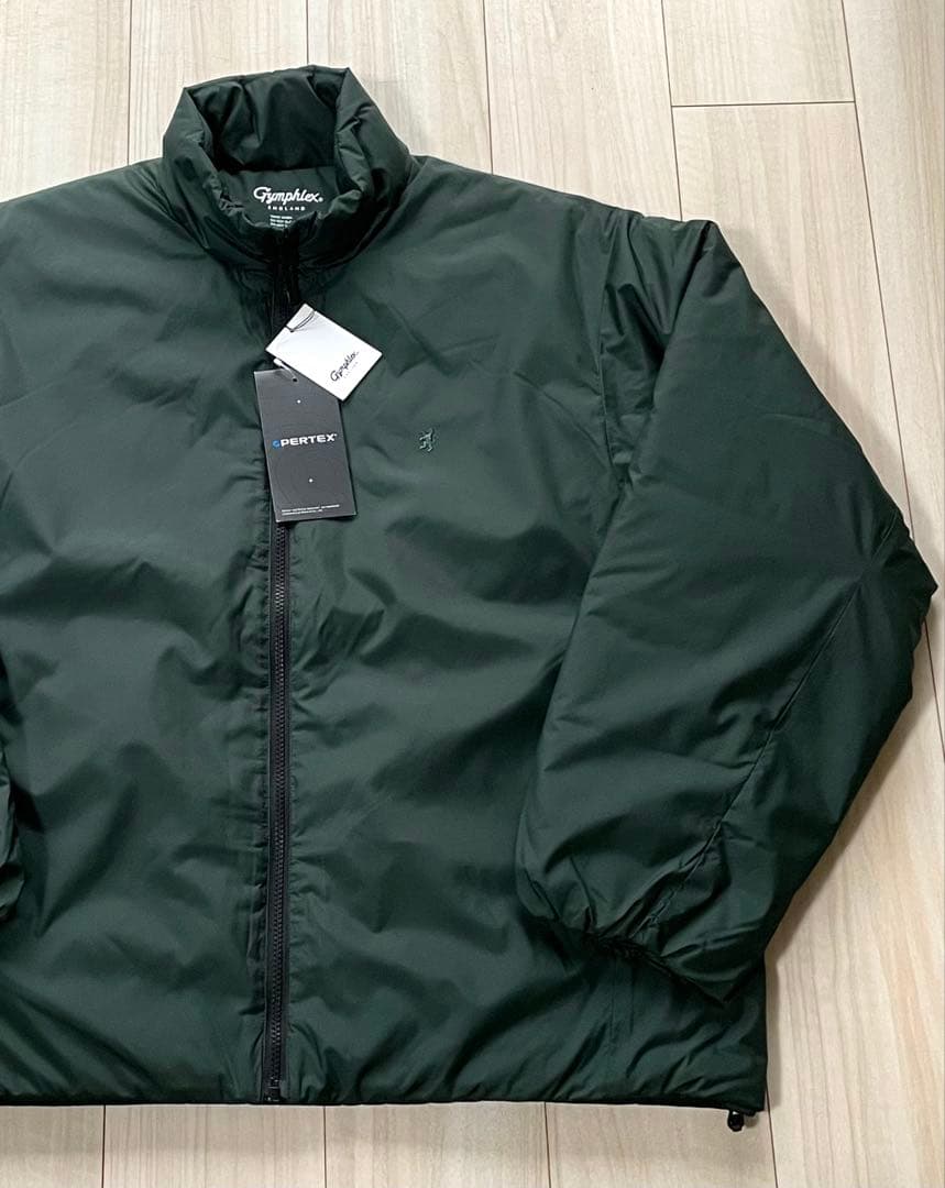 未使用タグ付き！L！Gymphlex ポリエステル スタンドカラージャケット