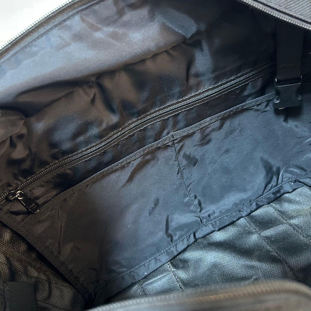 【人気✨A4可/大容量】ブリーフィング　トートバッグ　肩がけ可　ブラック　良品