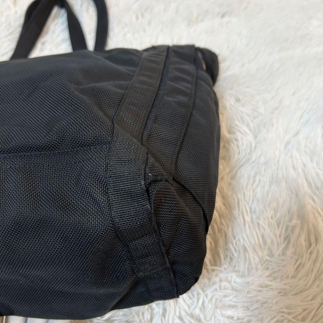 【人気✨A4可/大容量】ブリーフィング　トートバッグ　肩がけ可　ブラック　良品