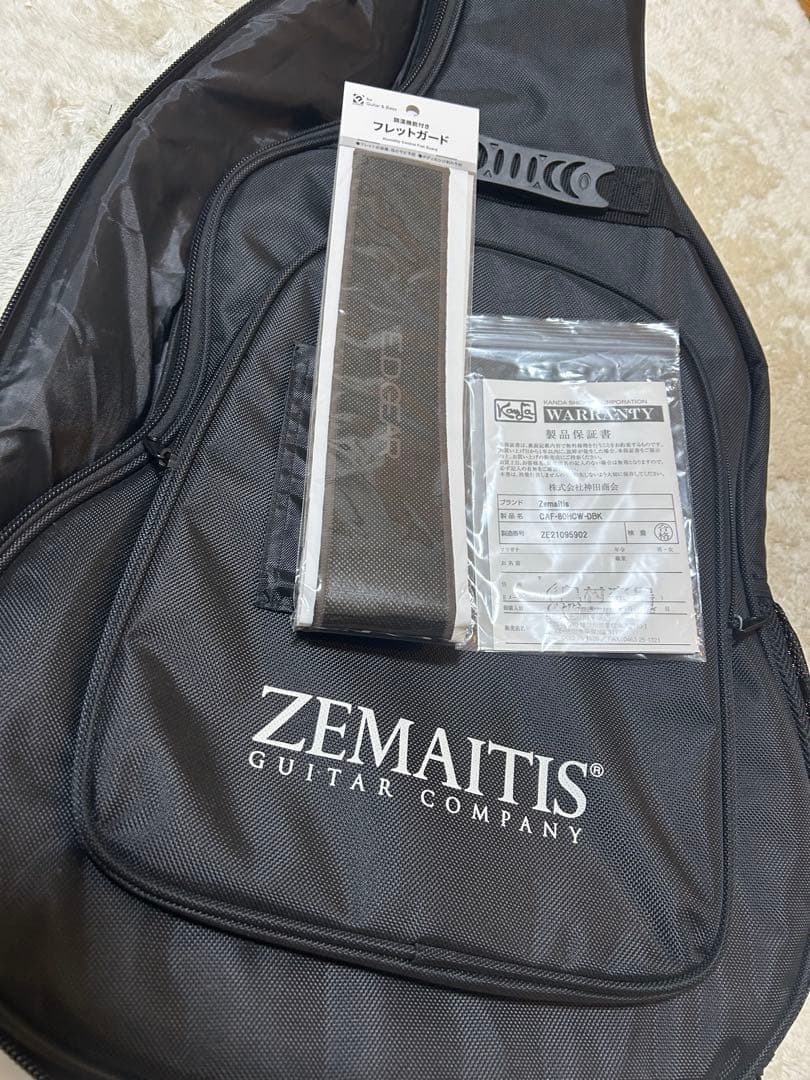 sai　ZEMAITIS エレアコ CAF-80HCW-DBK ハート