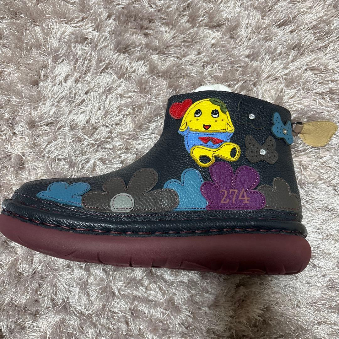 い*み様 ふなっしー　ブーツ　牛皮製