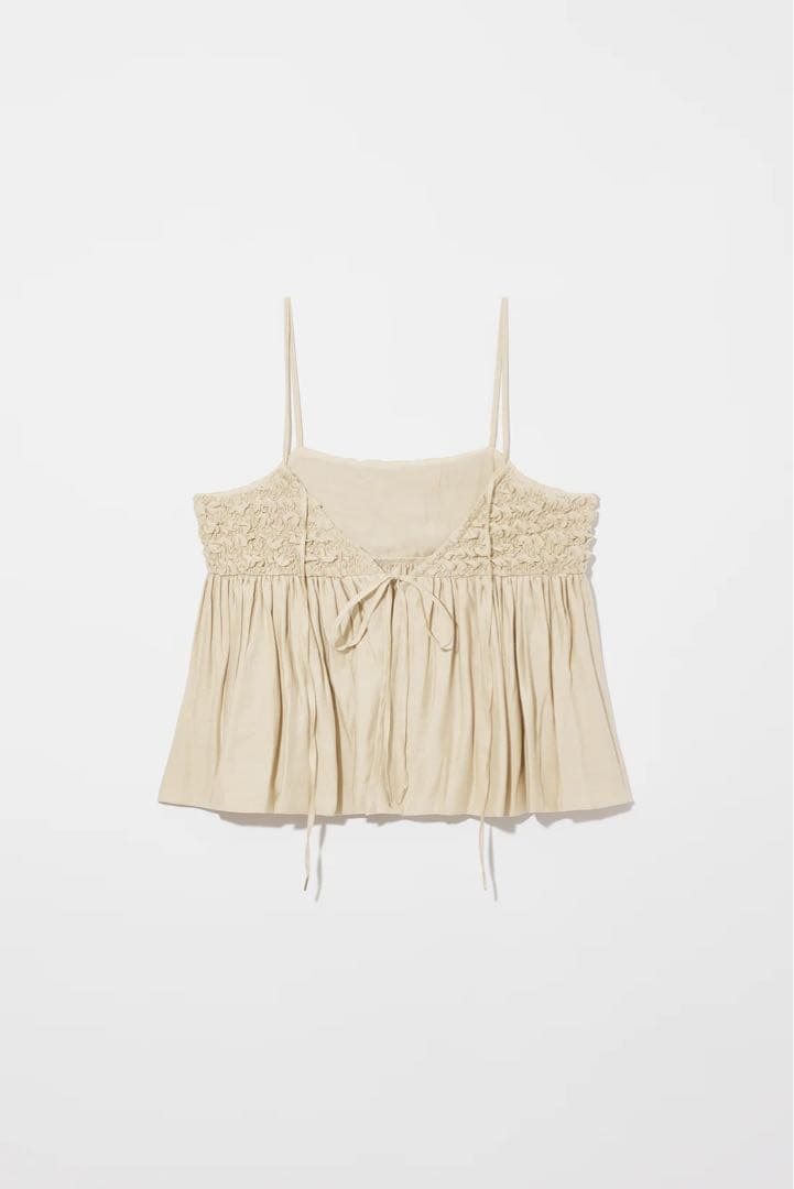 【Eaphi】 RANDOM SHIRRING 2WAY BUSTIER