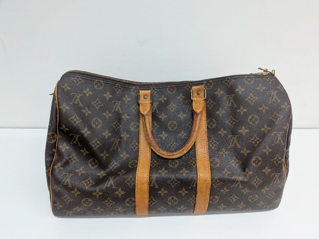Louis Vuittonキーポル45 ボストンバッグ ブラウン