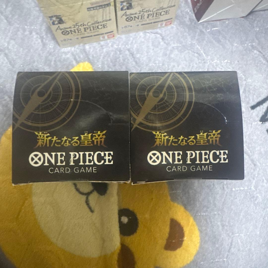 ONE PIECE カードゲーム 新たなる皇帝 2BOX 未開封テープ付き