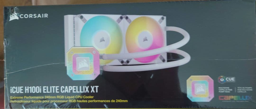 未開封iCUE H100i ELITE CAPELLIX XT 240mm冷却