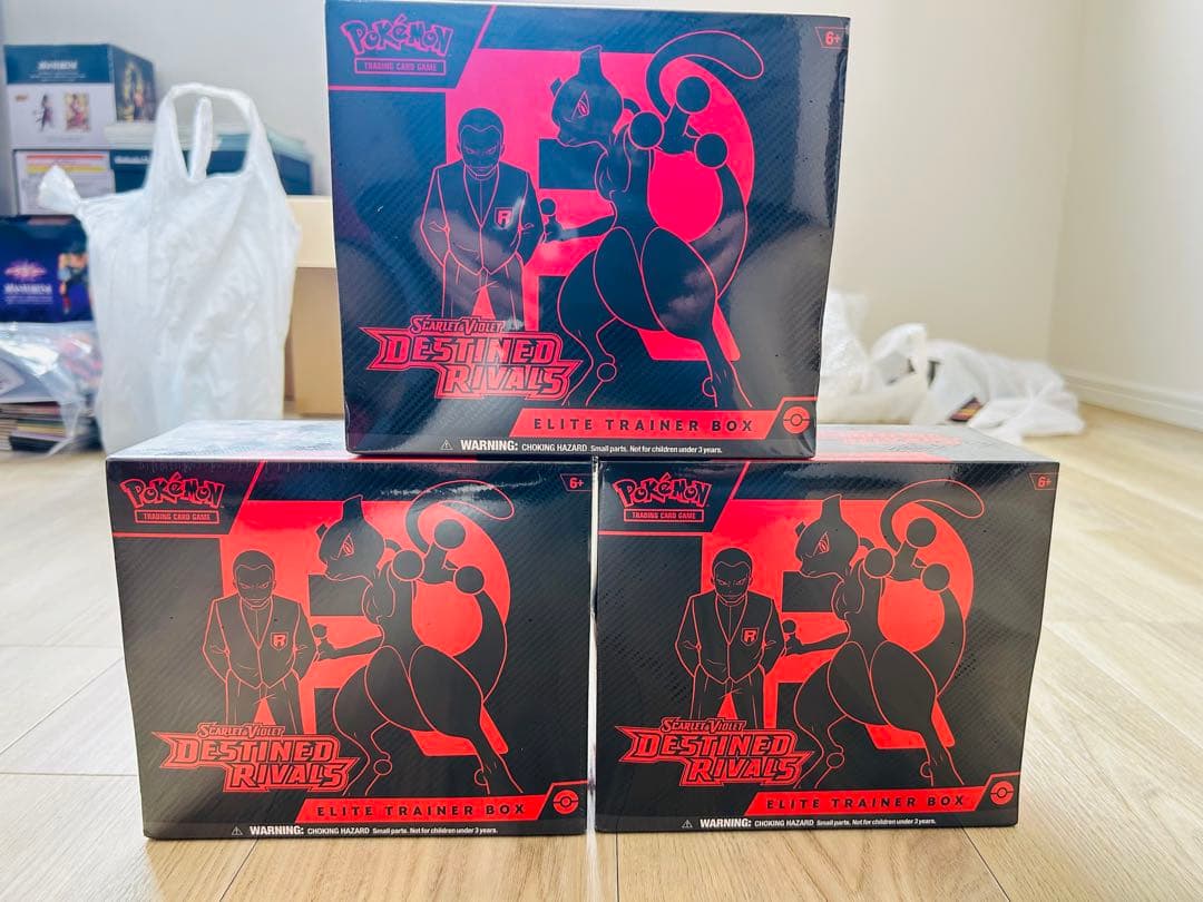 ポケモンカードゲーム Destined Rivals ETB 一箱