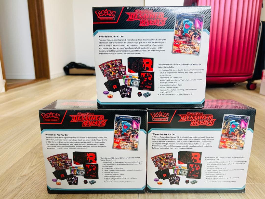 ポケモンカードゲーム Destined Rivals ETB 一箱