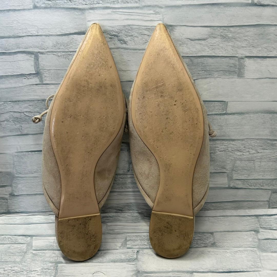 【美品】PIPPICHIC　REMY　ミュール　ベージュ　ポインテッドトゥ