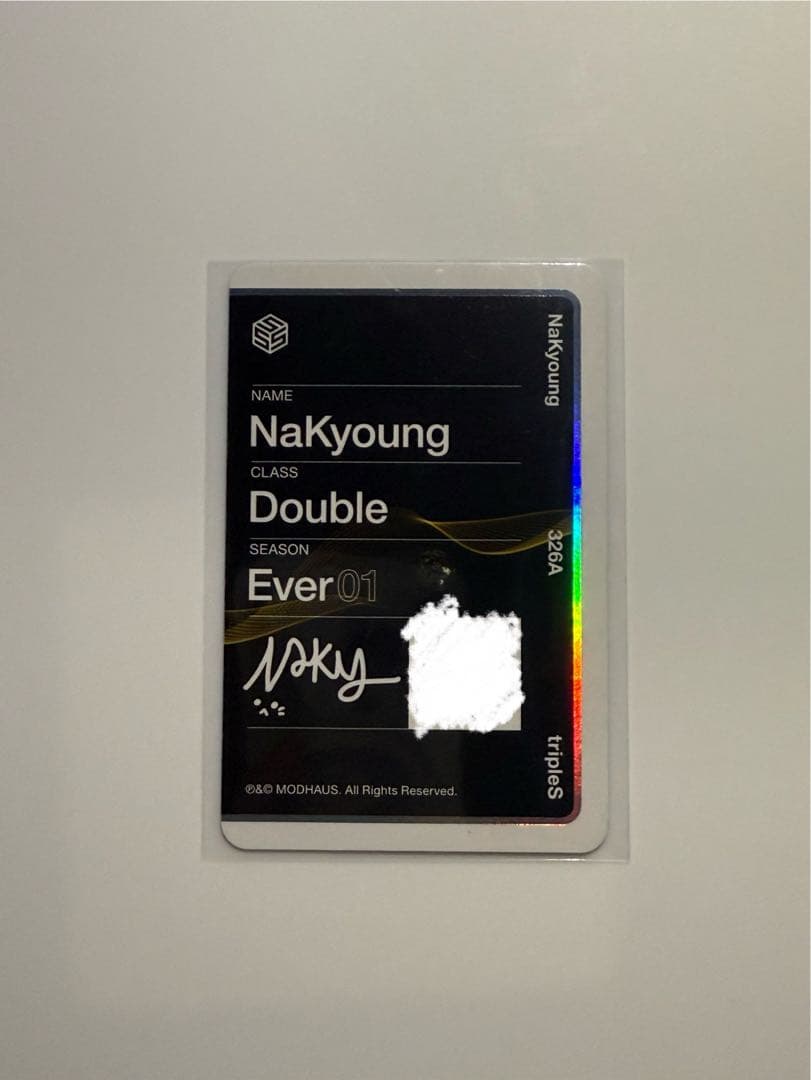tripleS NaKyoung ナギョン サイン入り objekt