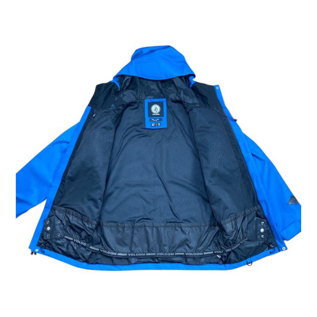 【美品】VOLCOMボルコム スノーウェア スノージャケットUSサイズ S 青