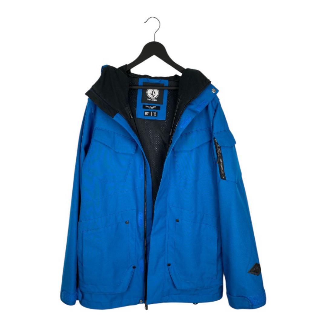 【美品】VOLCOMボルコム スノーウェア スノージャケットUSサイズ S 青