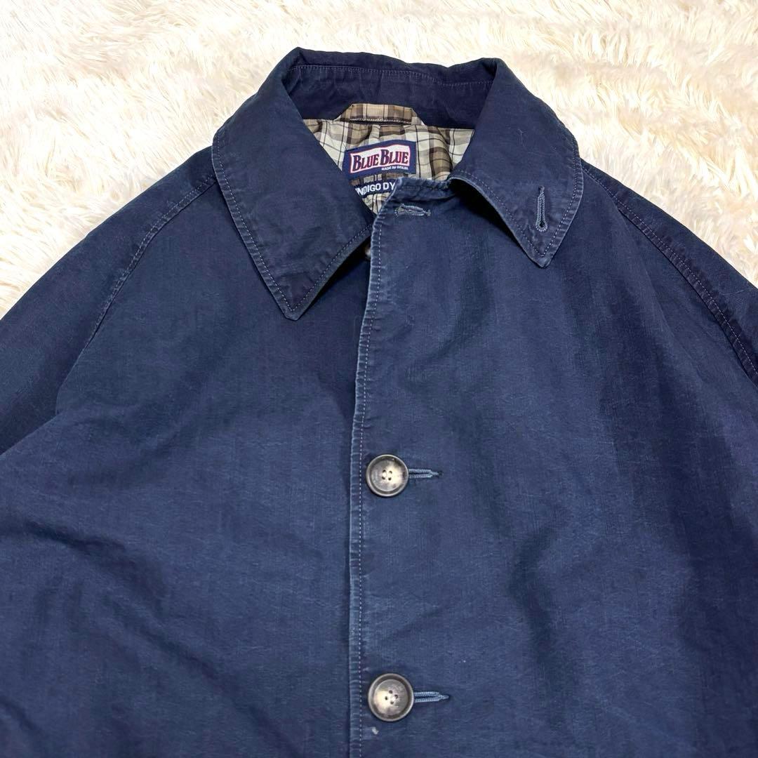 BLUE BLUE インディゴ ウェザークロス バルマカーンコート Mサイズ