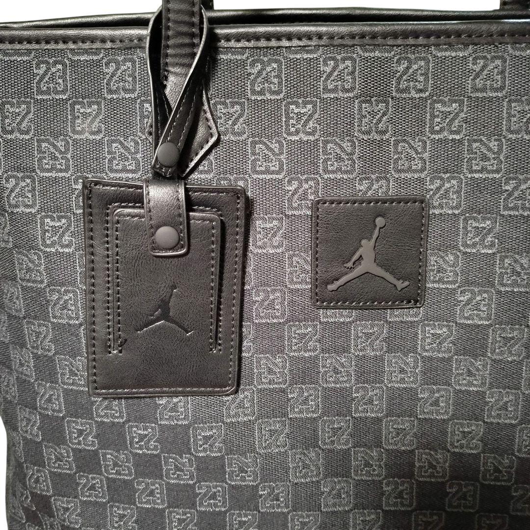 NIKE　JORDAN　ジョーダン　モノグラム　トートバッグ　ブラック　美品