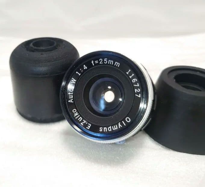 ★希少！ケース付き美品★OLYMPUS E.ZUIKO 25mm F4 PEN用