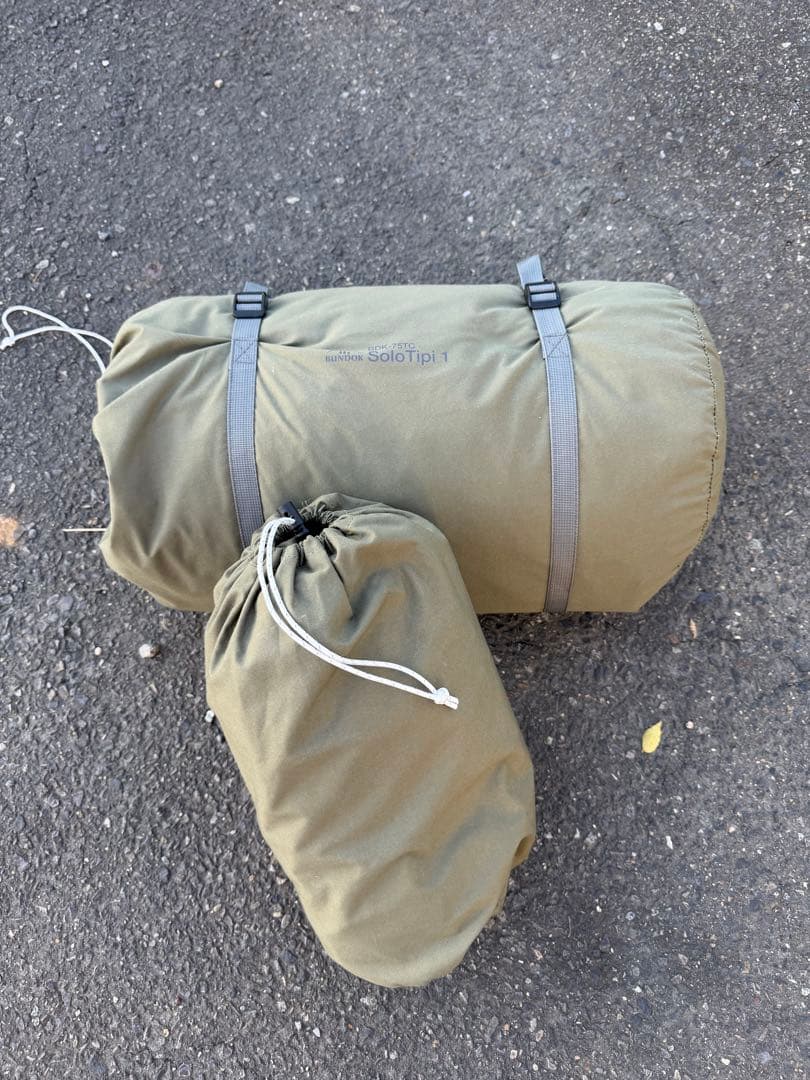 BUNDOK ソロティピー1tc 本体+フロントウォール+二股セット