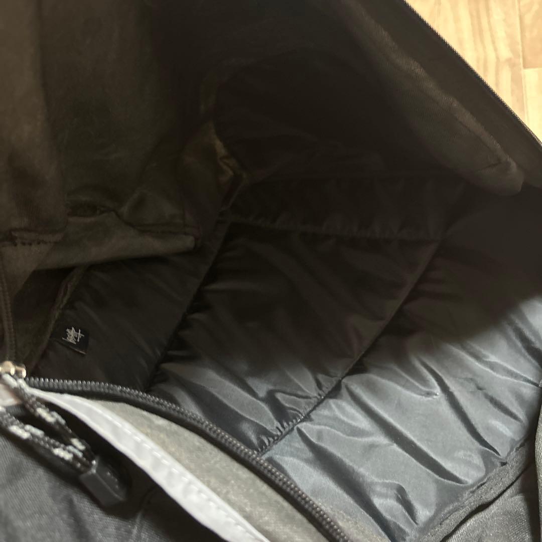 old stussyステューシー　黒　ブラックメッセンジャーバッグ　古着　y2k