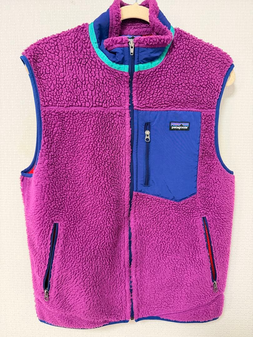 美品 patagonia レトロX フリース ベスト パープル M 2013年