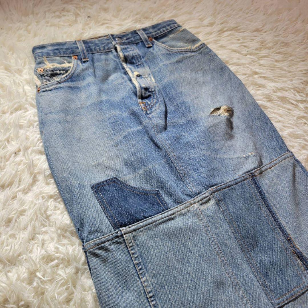 RE/DONE Levi's　リメイク　デニムスカート 　ロング　25　USA製